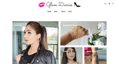 Desktop Screenshot of glamdiaries.com